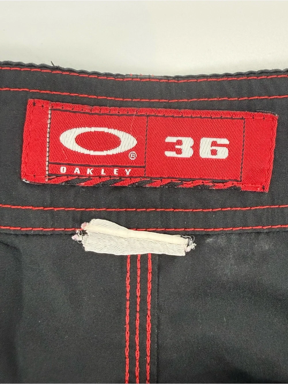 Vintage Oakley Software Bermuda Surfing Board Flame Skull Shorts Size 36 Rare